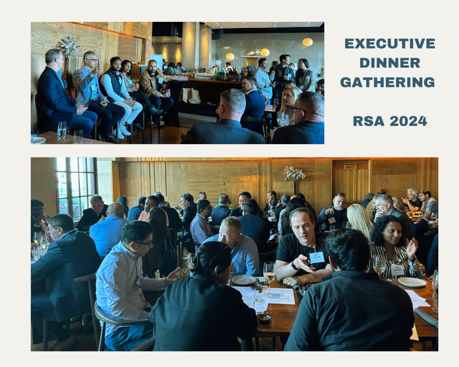 First Rays Executive Dinner Gathering at RSA 2024